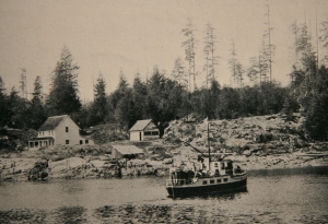 The Smith's cabin was next door to the Burdwood Bay Hotel, owned by their friends the Wylies.